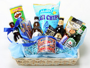 Beer and Gourmet Gift basket