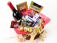 Wine and Gourmet Gift basket