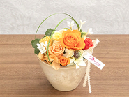 【New】Claire Orange(Preserved Flower)